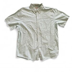 L.L. Bean Men's Casual Light Green Button Down Shirt